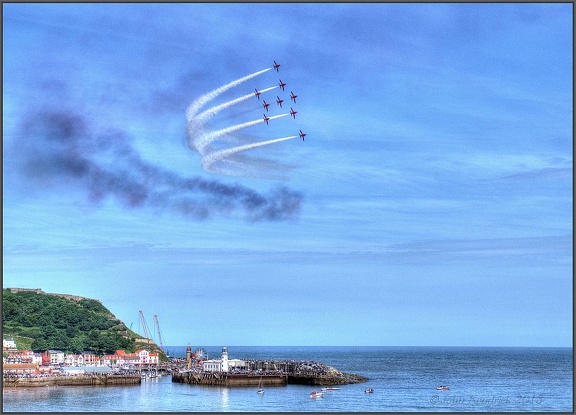 #2 Red Arrows over Scarborough Harbour