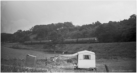 Approaching Hayburn Wyke Station (August 1960)