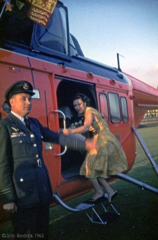 1.048 Princess Margaret disembarks at Grange Hill School