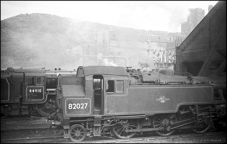 44910 and 82027 at Scarborough Sheds