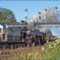 Duchess of Sutherland departing Scarborough August 2009