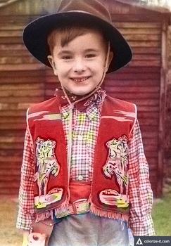Cowboy, a colourized rendition