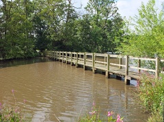 Ripley Castle - Bridge to the Island