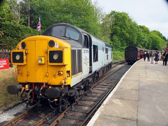 Class 37 at Oxenhope