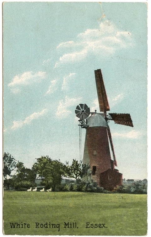 White Roding Mill Essex Dated 1911