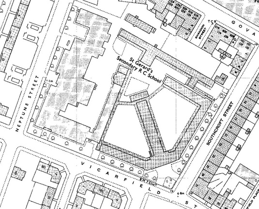 St. Gerard's Secondary RC School (Glasgow) map.jpg