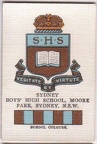36 Sydney Boys' High School, Moore Park, Sydney. N.S.W