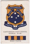 52 Canterbury High School, Sydney, N.S.W