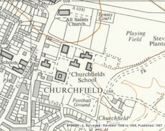 Churchfields School (Walsall OS 1967).jpg