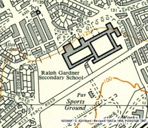 Ralph Gardner Girls Secondary School (North Shields) OS1967.jpg