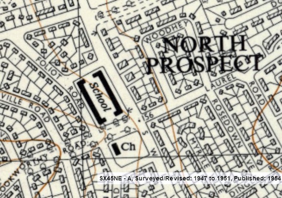 North Prospect Junior School (Plymouth) OS1954.jpg