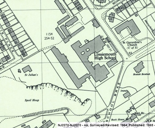 Lossiemouth Secondary School (Morayshire) OS1965.jpg